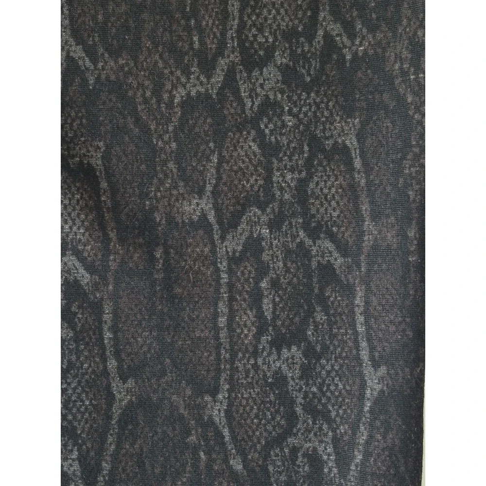 Calvin Klein Women's Snake Print Leggings Size L Black Gray Pull On Stretch